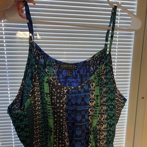 FOREVER 21 MAXI DRESS NWOT PERFECT CONDITION